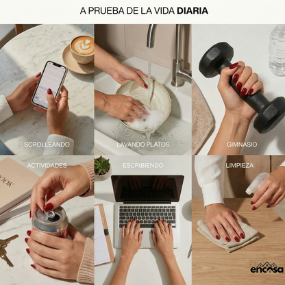 En Casa Nails 2x1 | Uñas en Gel - 20 unidades x PACK | UV - FREE